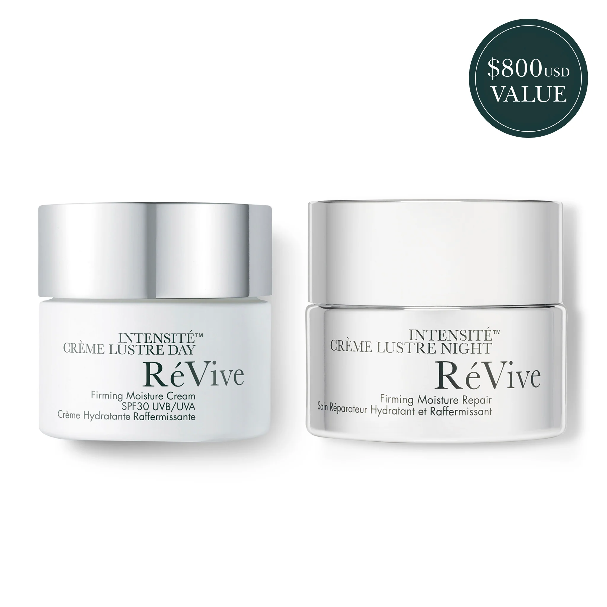 Intensive Moisturizer Duo / Intensite Creme Lustre Day & Night Creams